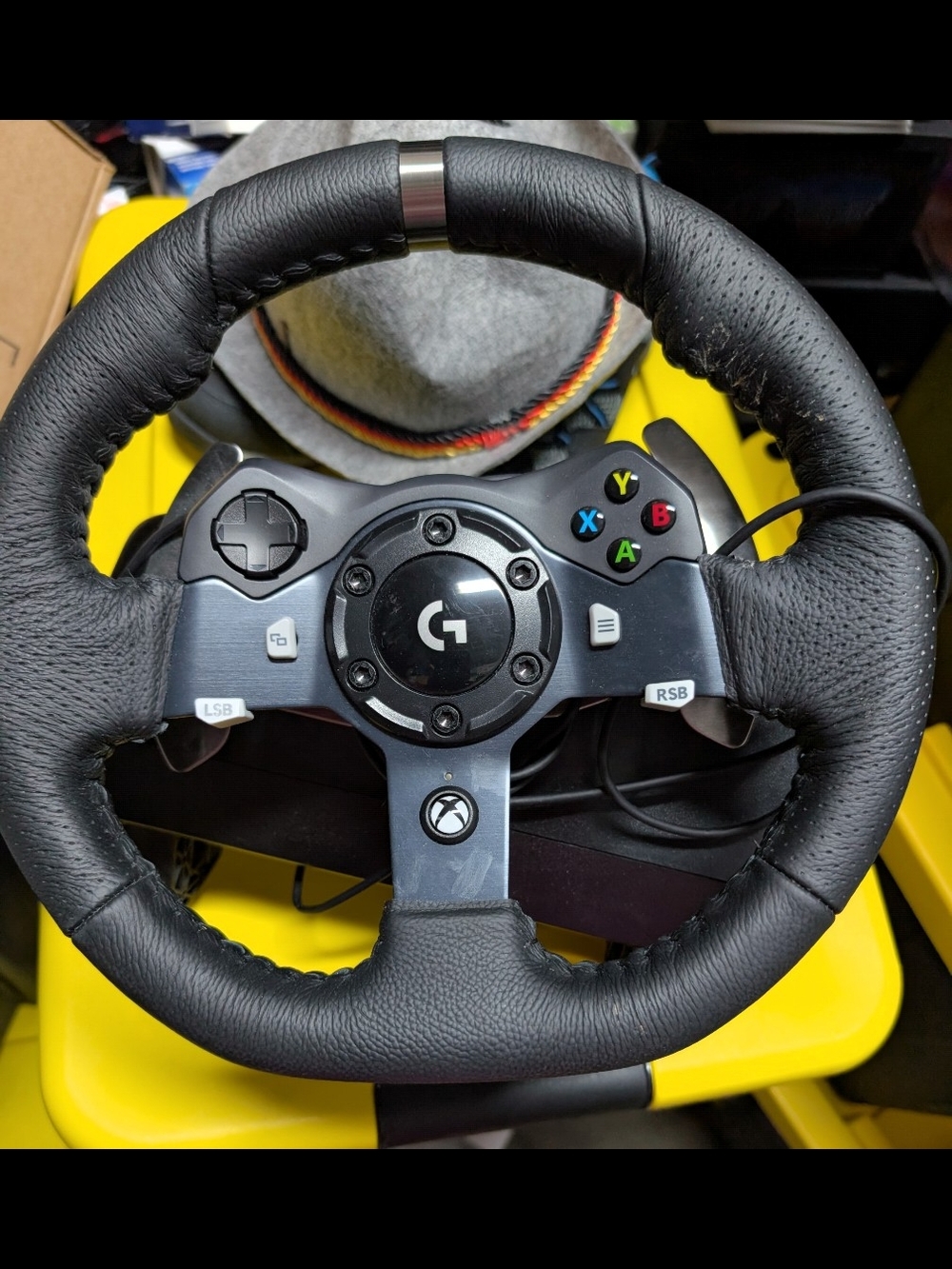 Logitech G Black Racing Wheel Controller for Xbox
